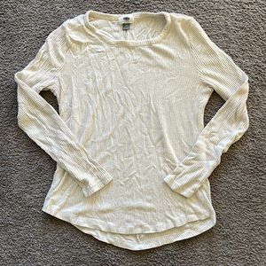 White Lightweight Sweater, Old Navy Size M